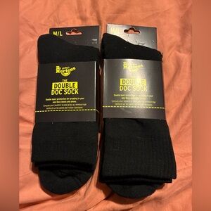 Dr martens the double doc socks lot of 2 size M/L
